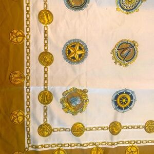 Silk Greecian God/Nautical 34” Scarf